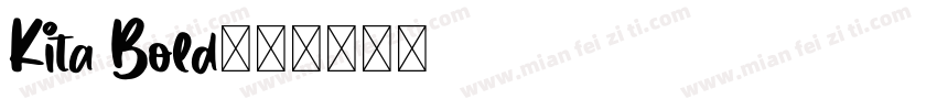Kita Bold字体转换